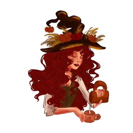 Sticker «Nutty Witch-8»