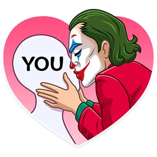 Sticker «The Joker-2»