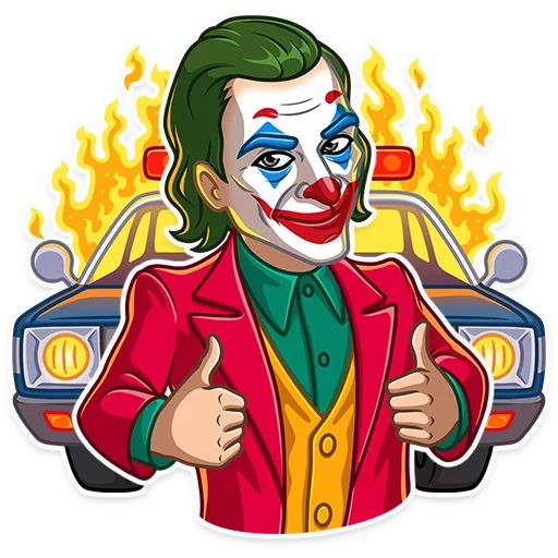 Sticker «The Joker-3»