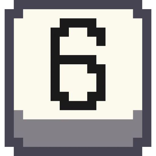 Sticker «Pixel Numbers-10»