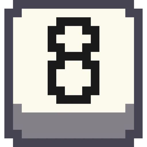 Sticker «Pixel Numbers-12»