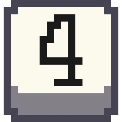 Sticker «Pixel Numbers-7»