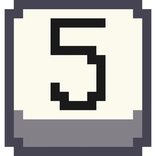 Sticker «Pixel Numbers-9»