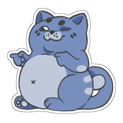 Sticker «Fly The Cat-4»