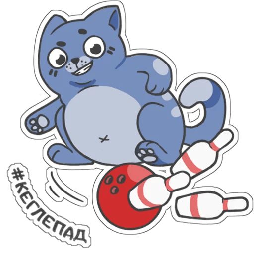 Sticker «Fly The Cat-9»