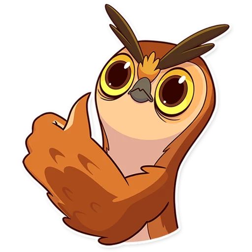Sticker «Freelance Owl-3»
