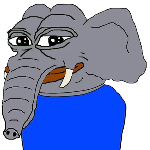 Sticker «Elephant Pepe-2»