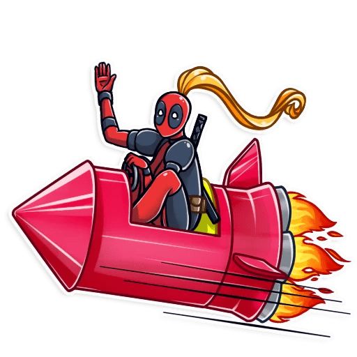 Sticker «Lady Deadpool-5»