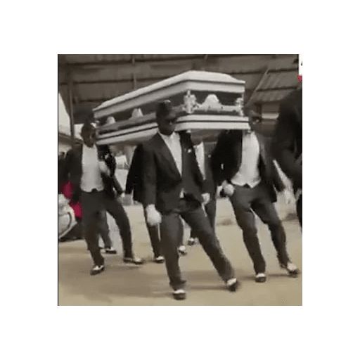 Sticker «Dancing Pallbearers-10»