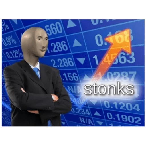 Sticker «Stonks-4»
