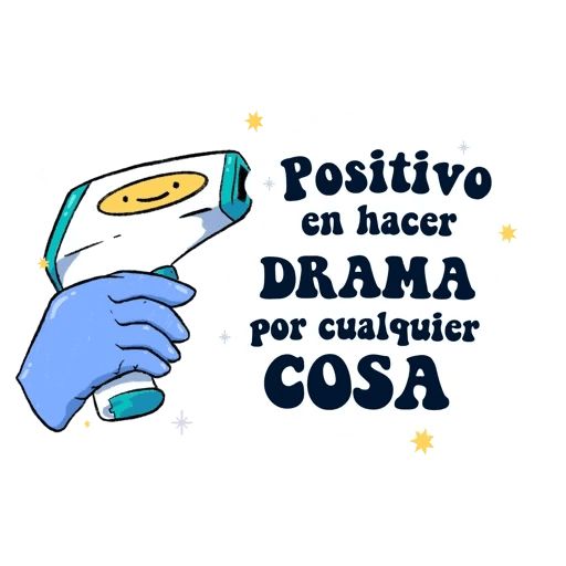 Sticker «Positivo COVID-9»
