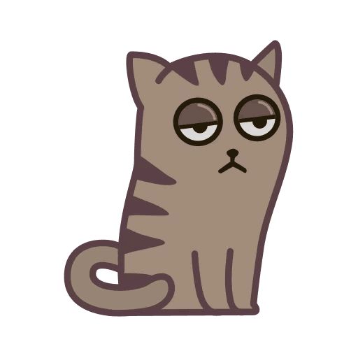 Sticker «Fixel the Snob Cat-5»