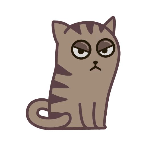 Sticker «Fixel the Snob Cat-6»
