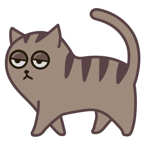 Sticker «Fixel the Snob Cat-9»