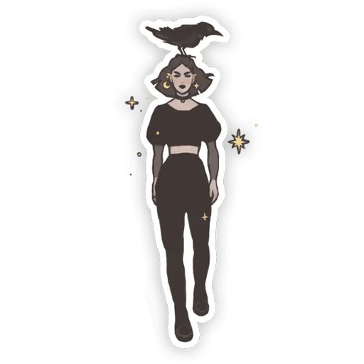 Sticker «Witch Lydia-11»