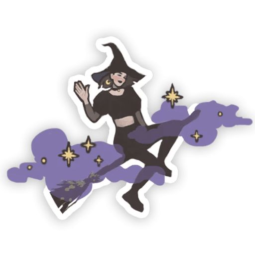 Sticker «Witch Lydia-3»