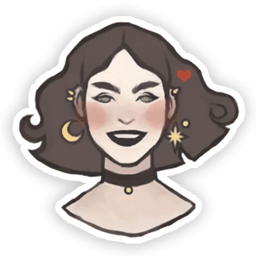 Sticker «Witch Lydia-6»