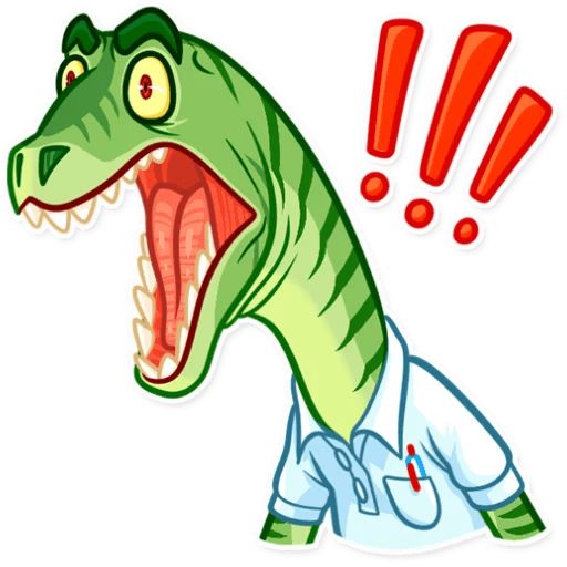 Sticker «Velociraptor-8»