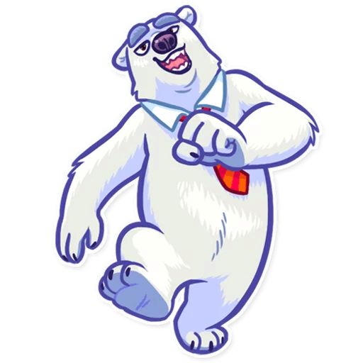 Sticker «Sarcastic Polar Bear-12»