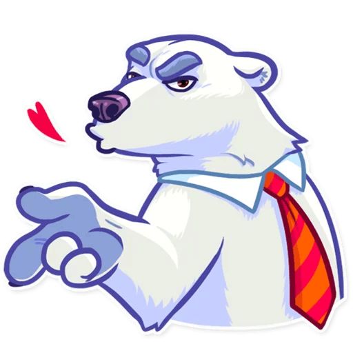 Sticker «Sarcastic Polar Bear-2»