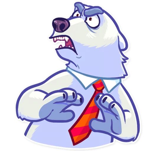 Sticker «Sarcastic Polar Bear-4»