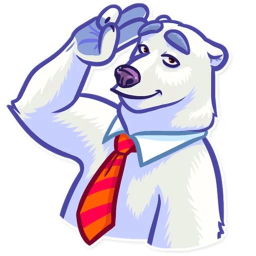 Sticker «Sarcastic Polar Bear-5»