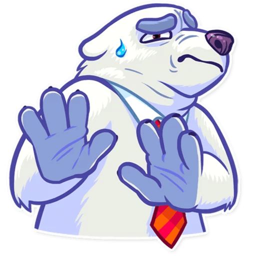 Sticker «Sarcastic Polar Bear-9»