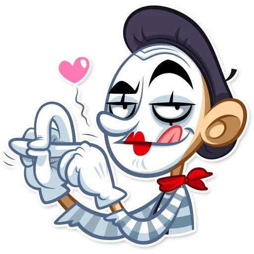 Sticker «Mike The Mime-10»