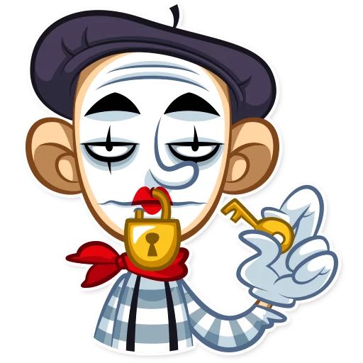 Sticker «Mike The Mime-12»