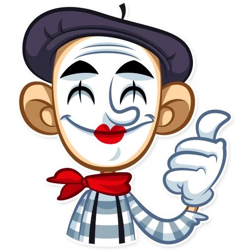 Sticker «Mike The Mime-3»