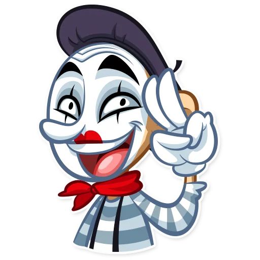 Sticker «Mike The Mime-5»