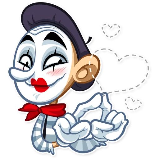 Sticker «Mike The Mime-6»