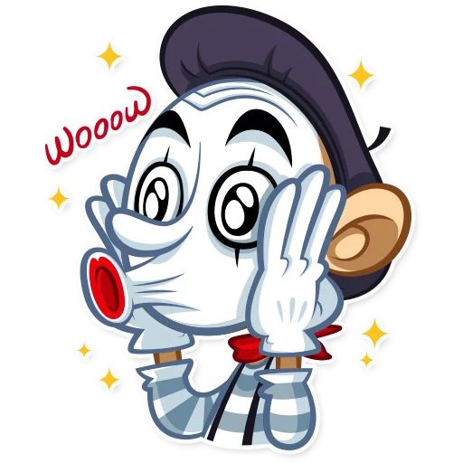 Sticker «Mike The Mime-7»