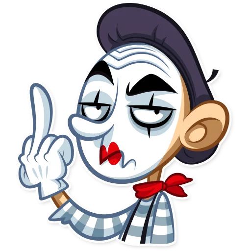 Sticker «Mike The Mime-9»