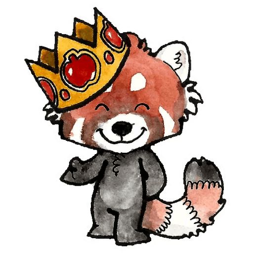 Sticker «Red Pandas-7»