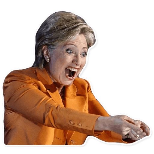 Sticker «Hillary Clinton-10»