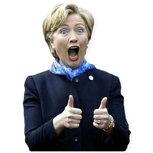 Sticker «Hillary Clinton-3»