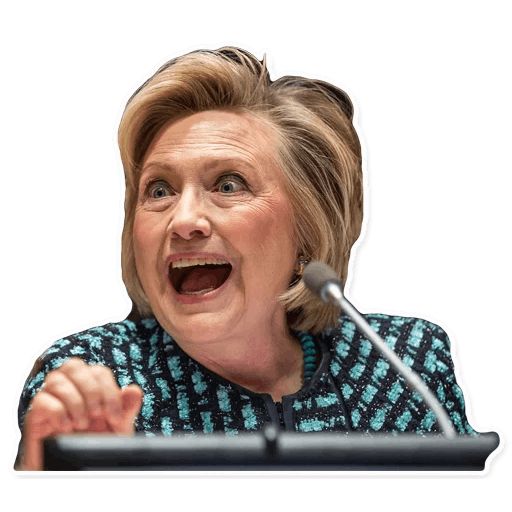 Sticker «Hillary Clinton-8»