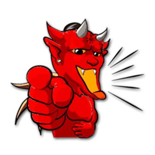 Sticker «Red Devil-1»