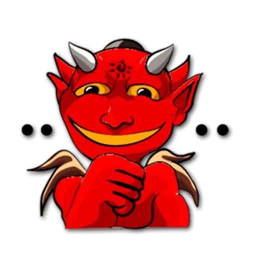 Sticker «Red Devil-4»