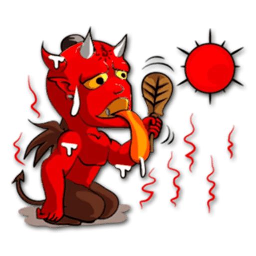 Sticker «Red Devil-5»