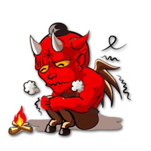 Sticker «Red Devil-6»