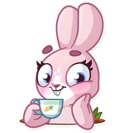 Sticker «Bunny Rosy-1»