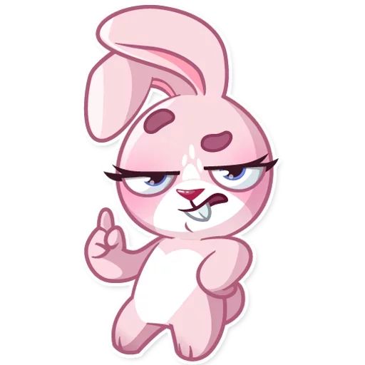 Sticker «Bunny Rosy-3»