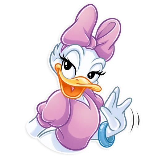 Sticker «Donald and Daisy-5»