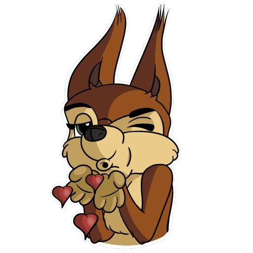 Sticker «Bella The Squirrel-7»