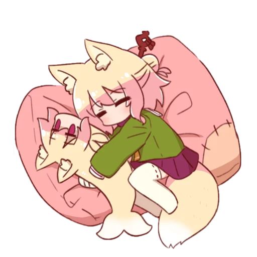 Sticker «Kemomimi Chan-4»