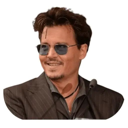 Sticker «Johnny Depp-4»