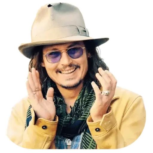 Sticker «Johnny Depp-6»