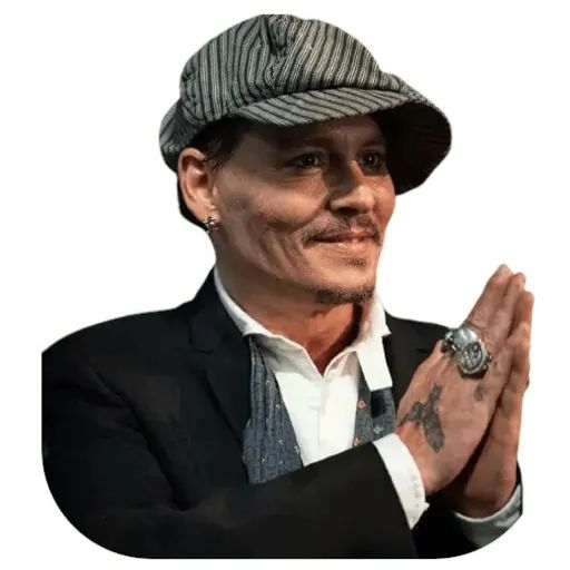 Sticker «Johnny Depp-7»